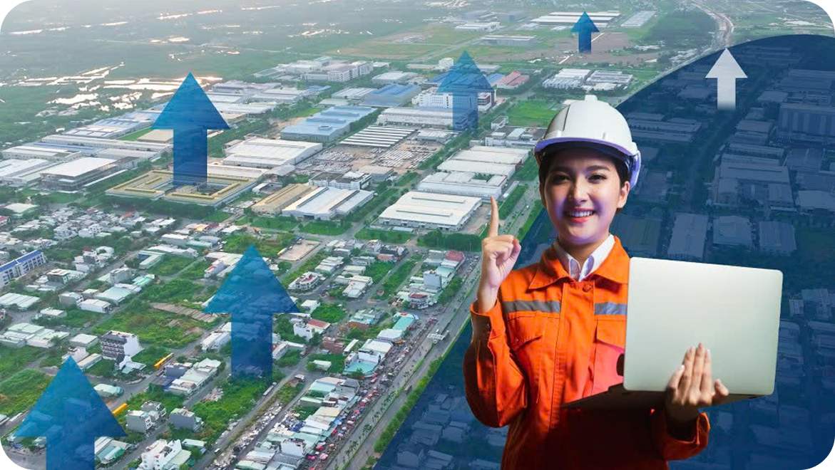 cần giuộc đẩy mạnh đô thị hóa tăng trưởng